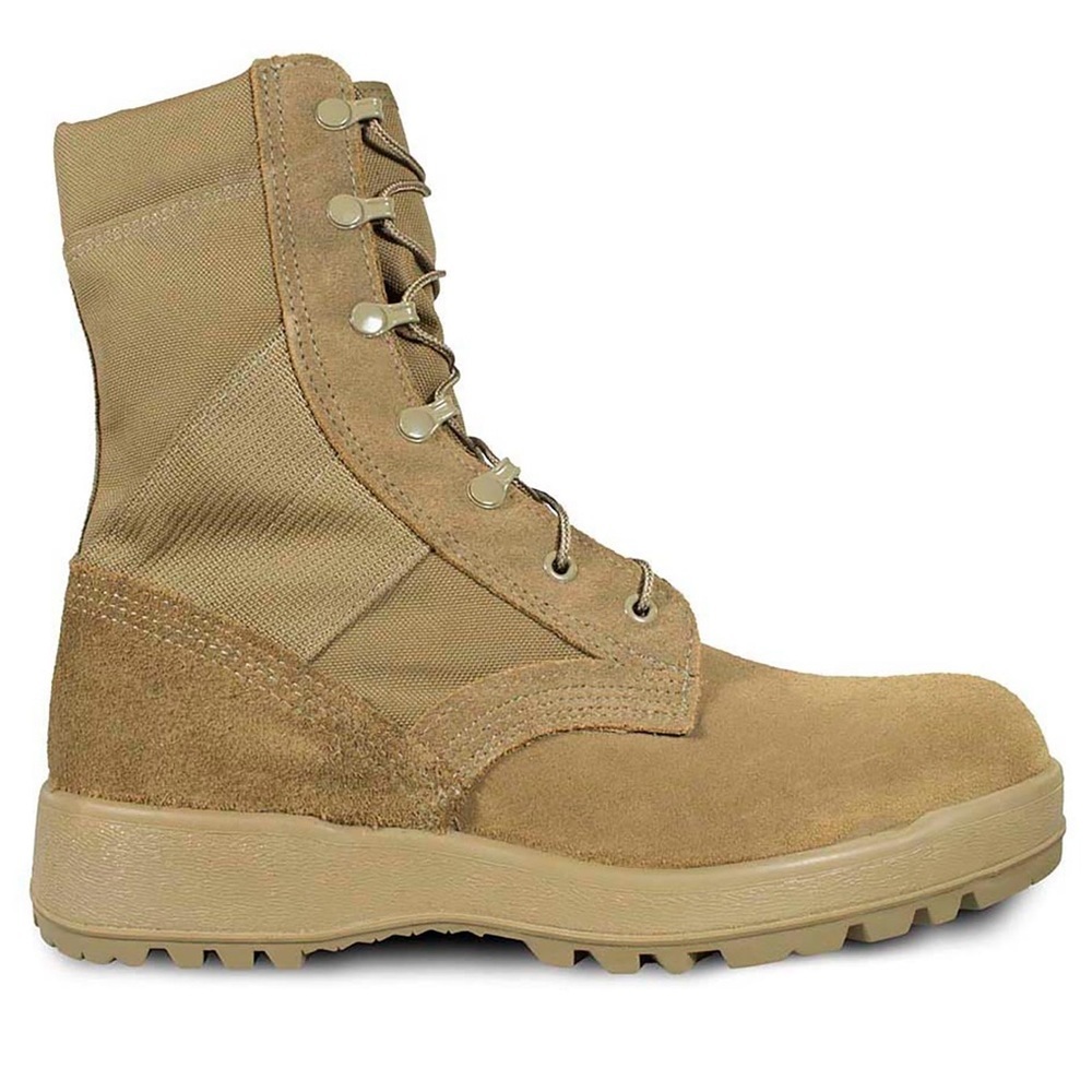 McRae Hot Weather Military Army combat boots lace up Coyote Vibrum size  37/5 W